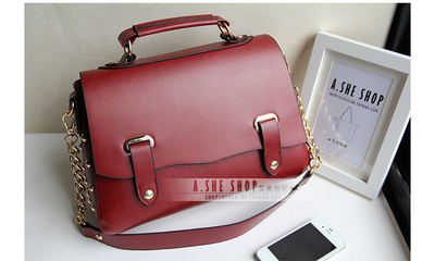 2014新款欧美流行英伦风PU皮单肩斜挎女包——时尚与性价比的完美结合